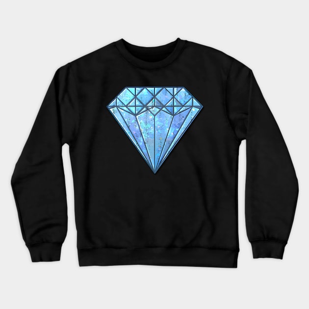 Blue Gem Crewneck Sweatshirt by WE BOUGHT ZOO